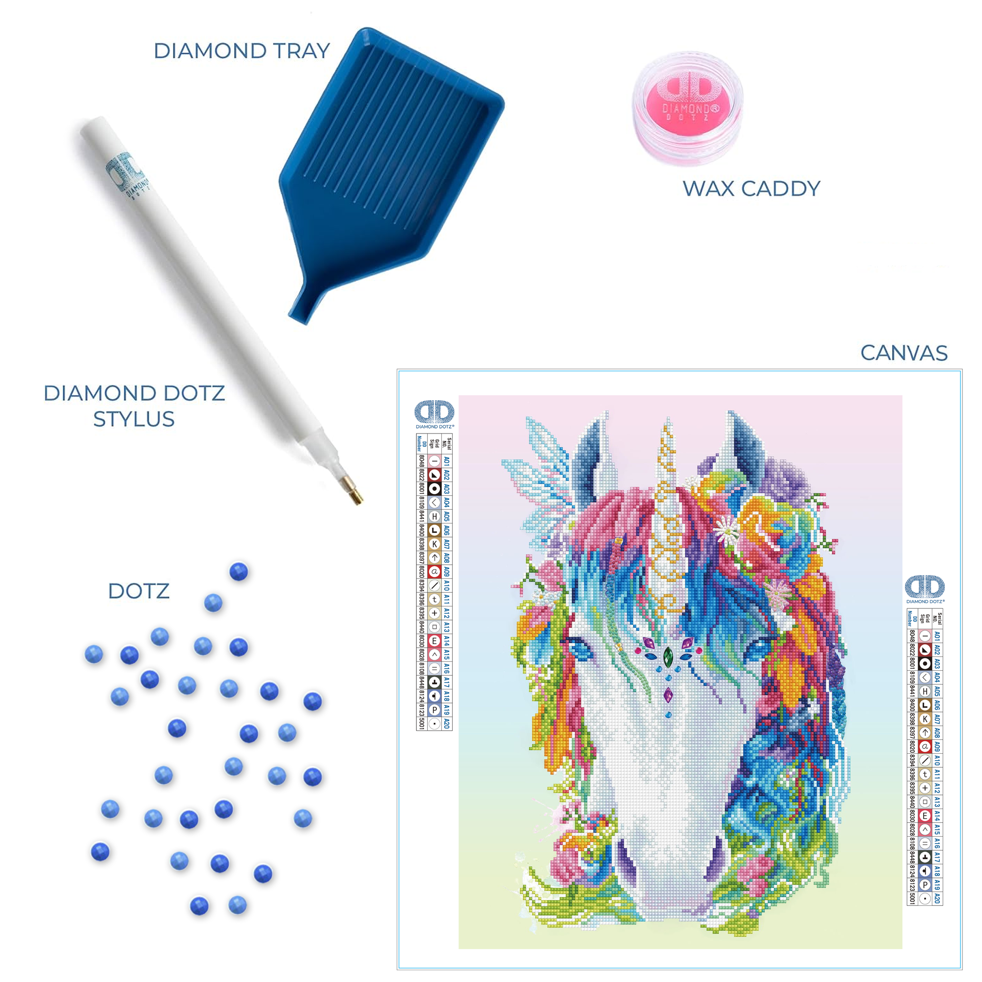 Diamond Dotz Mystic Unicorn - 16.1" x 20.1"