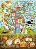Diamond Dotz Tree House Family - 22.4" x 30.3"