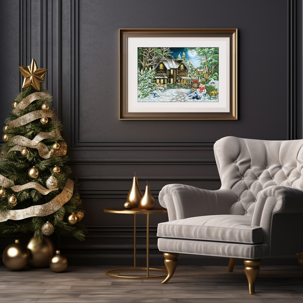 Diamond Dotz Winter Wonderland - 35.4" x 24.0"