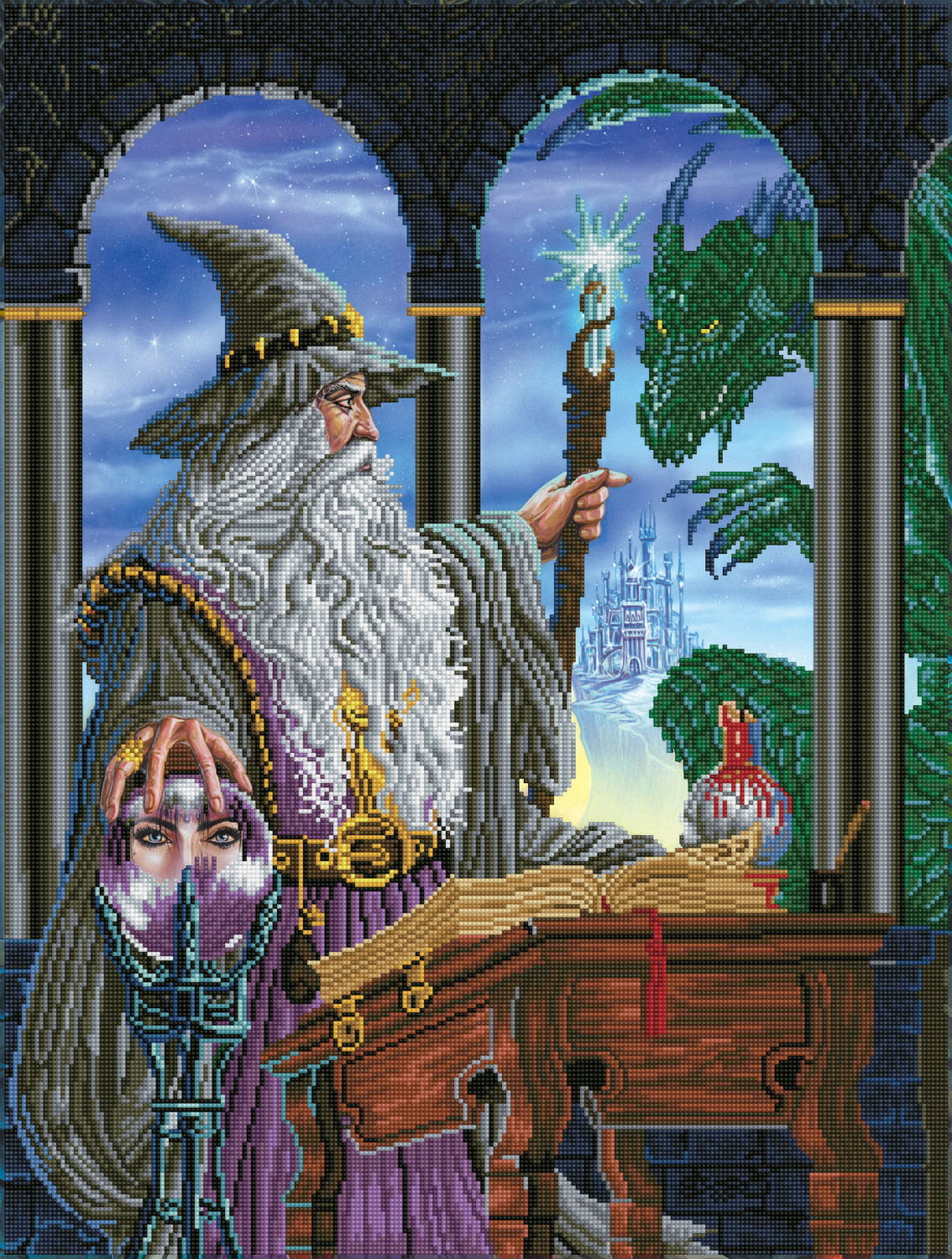 Diamond Dotz Wizards Emissary - 24.4" x 32.3"