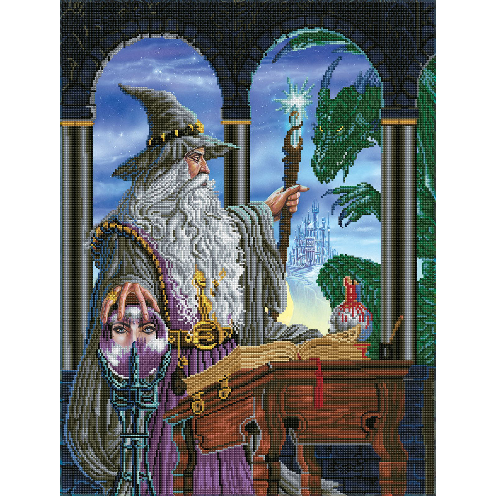 Diamond Dotz Wizards Emissary - 24.4" x 32.3"