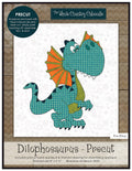Dilophosaurus Precut Fused Applique Pack