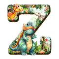 Dino Alphabet Fabric Panel 15