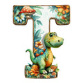 Dino Alphabet Fabric Panel 20