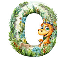 Dino Alphabet Fabric Panel 25
