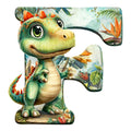 Dino Alphabet Fabric Panel 6