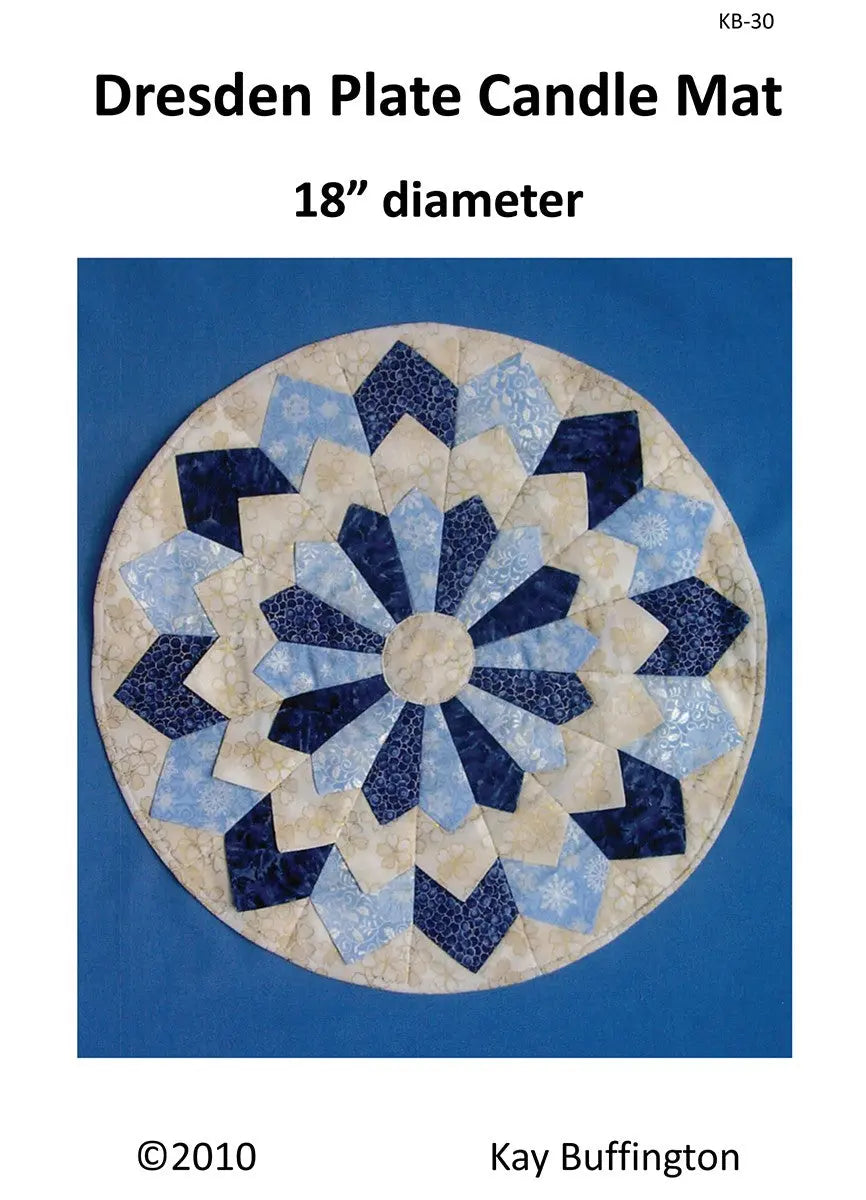 Dresden Plate Candle Mat