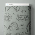 Dusk Moonlit Stroll 44"/45" Cotton Fabric Per Yard