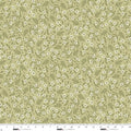Dusty Green Daisy Layla 44"/45" Cotton Fabric per Yard