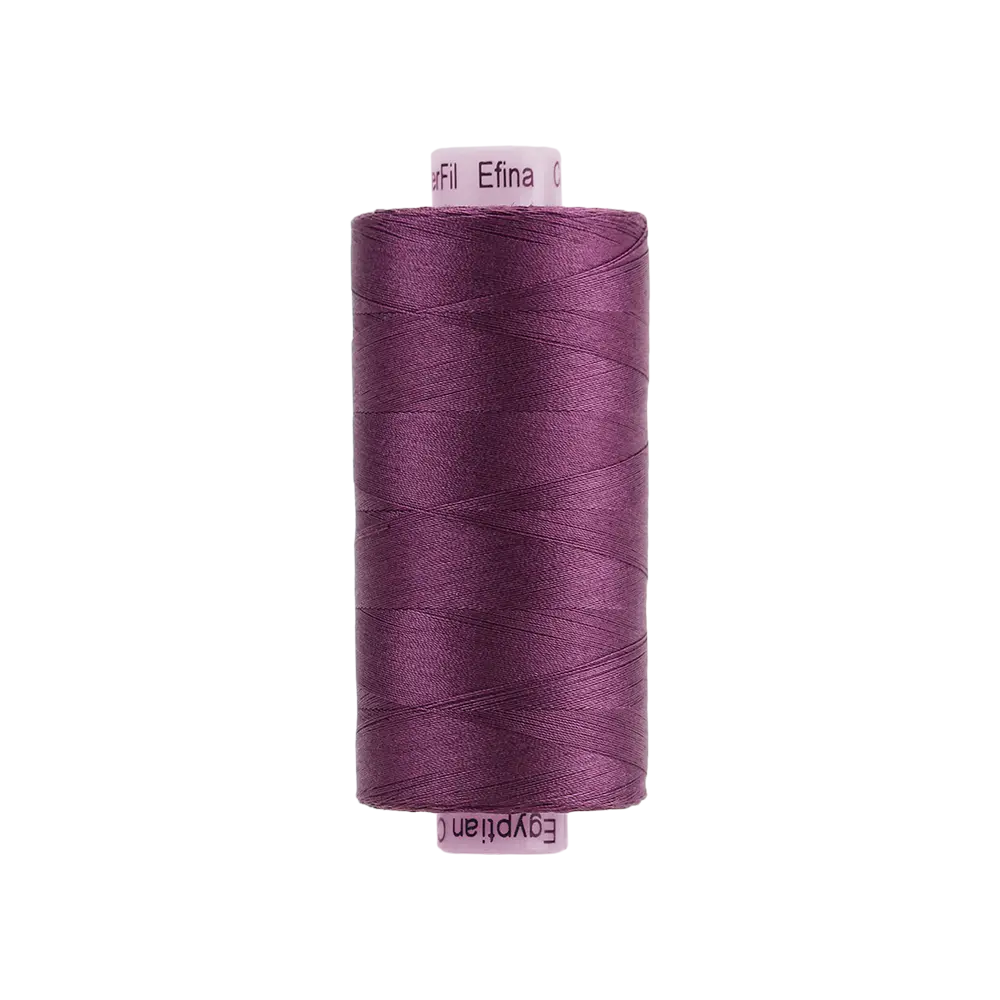 EF38 - Efina™ 60wt Egyptian Cotton Plum Thread