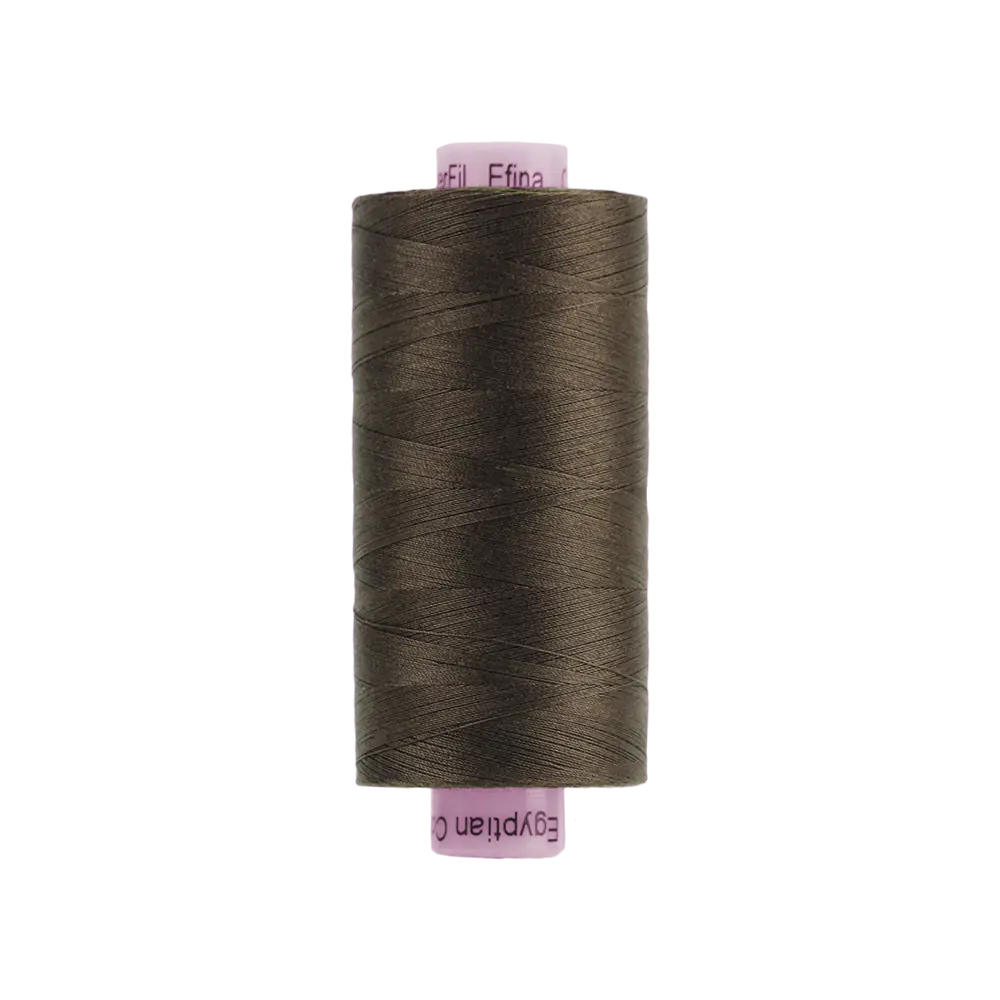 EF52 - Efina 60wt Egyptian Cotton Dark Chocolate Thread