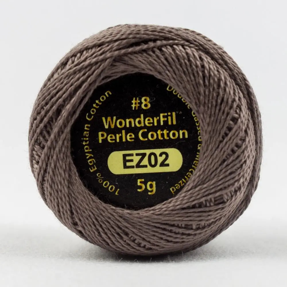 EL5G02 - Eleganza™ 8wt Egyptian Cotton Burnished Steel Thread