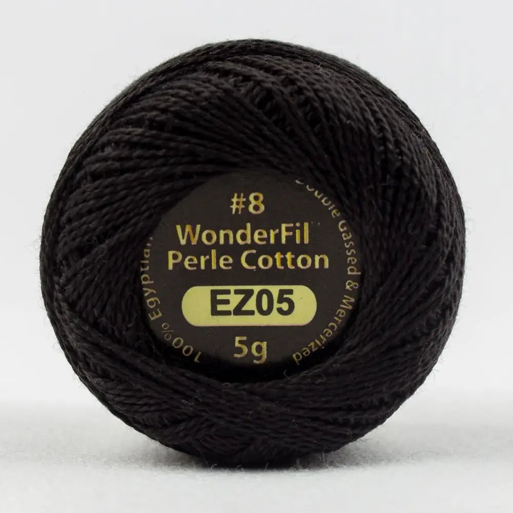 EL5G05 - Eleganza™ 8wt Egyptian Cotton Licorice Thread