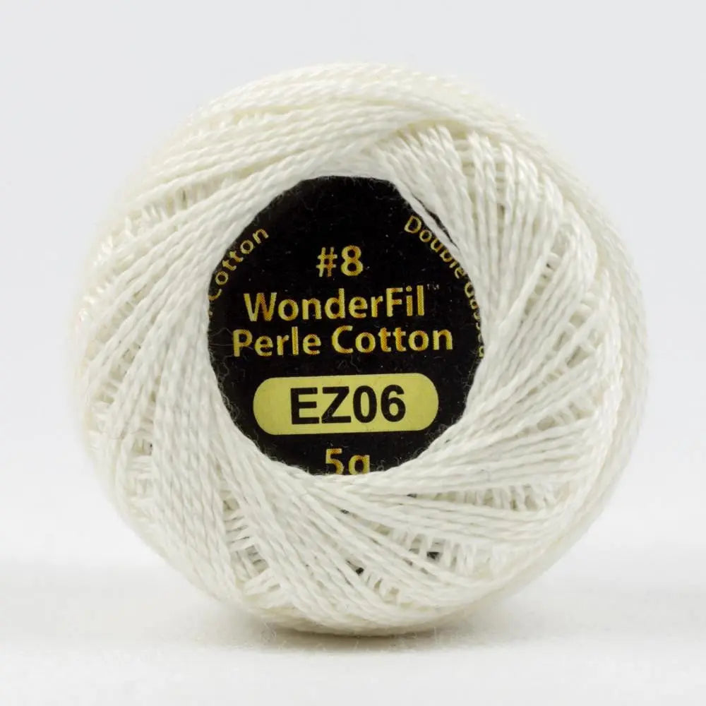 EL5G06 - Eleganza™ 8wt Egyptian Cotton First Snow Thread