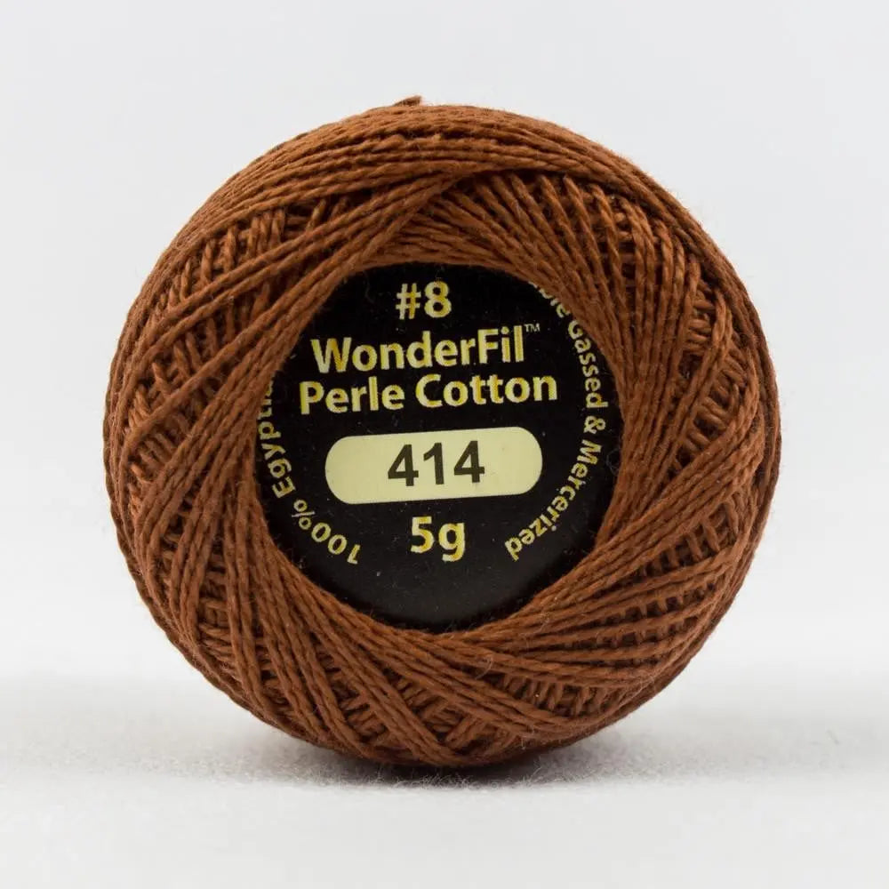 EL5G414 - Eleganza™ 8wt Egyptian Cotton Saddle Brown Thread