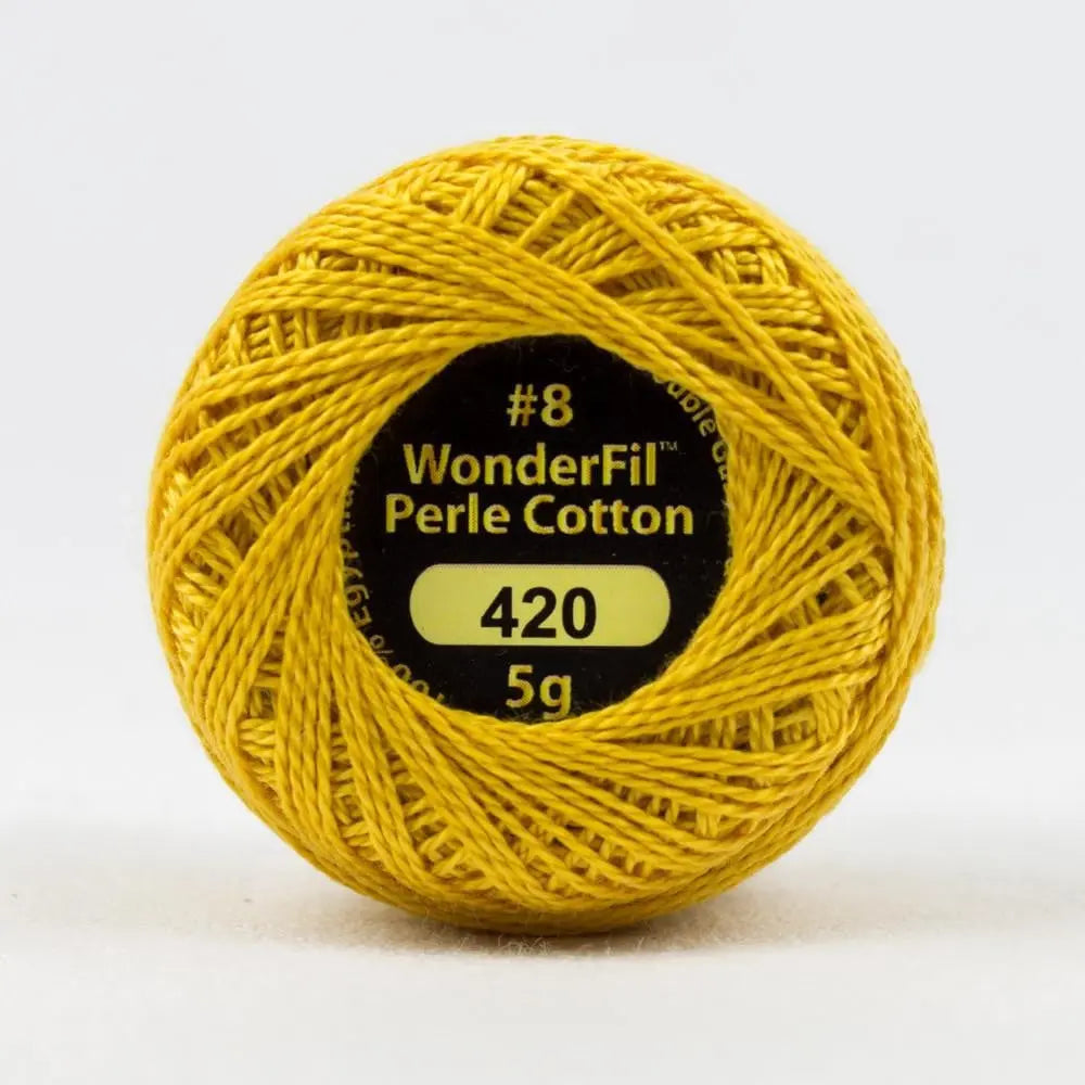 EL5G420 - Eleganza™ 8wt Egyptian Cotton Polished Amber Thread