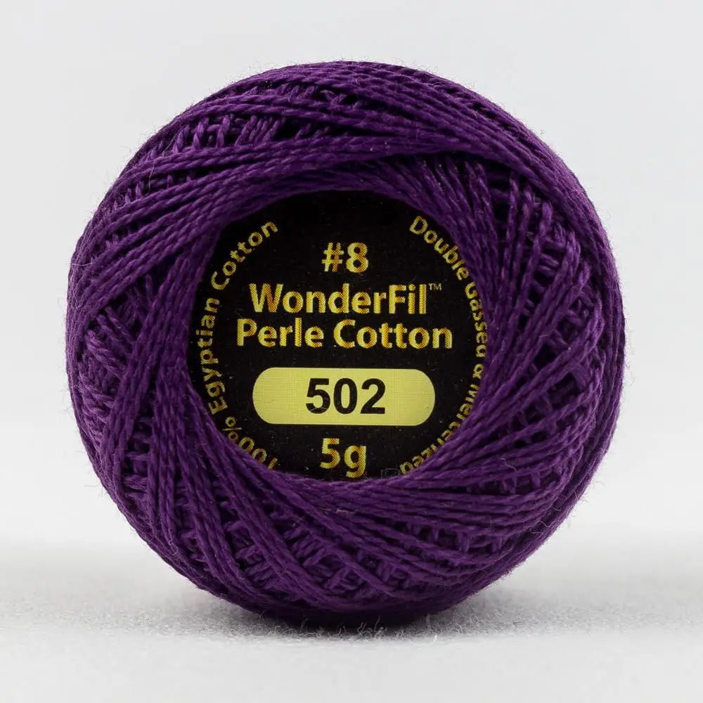 EL5G502 - Eleganza™ 8wt Egyptian Cotton Purple Passion Thread