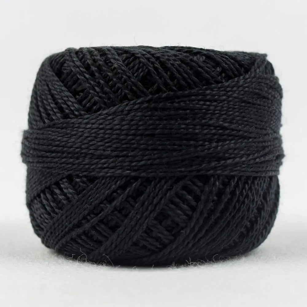 EL5Gblack - Eleganza™ 8wt Egyptian Cotton Black Thread