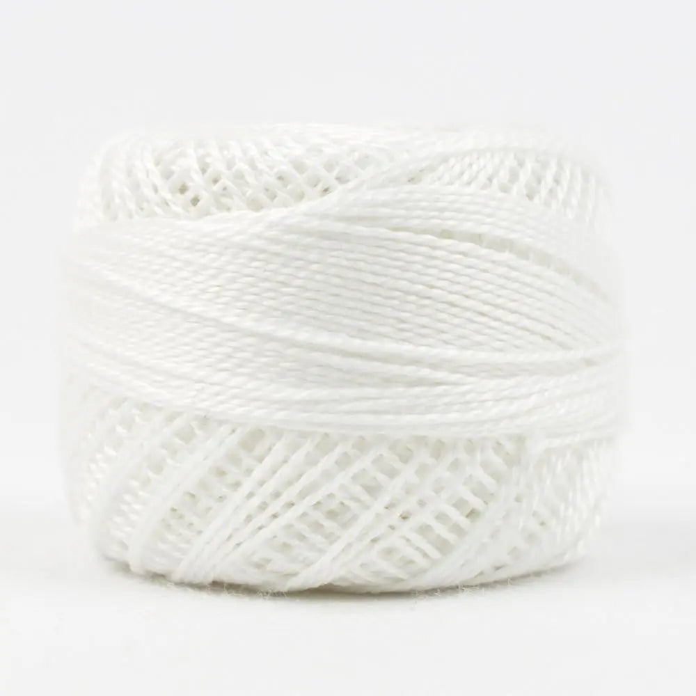 EL5Gwhite - Eleganza™ 8wt Egyptian Cotton White Thread