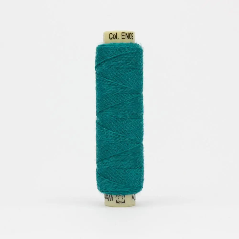 EN09 - Ellana™ 12wt Wool Acrylic Amazon Green Thread