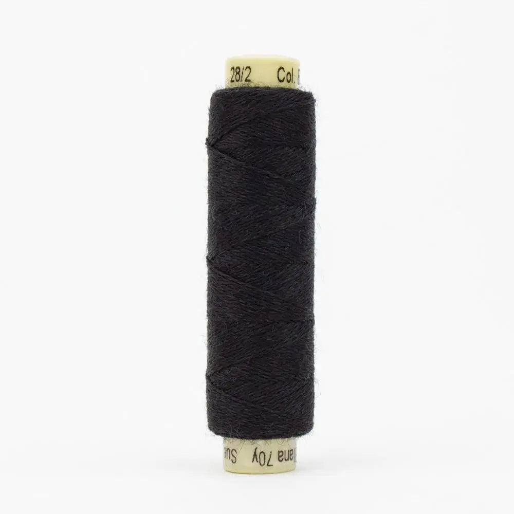 EN30 - Ellana™ 12wt Wool Acrylic Black Thread