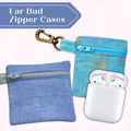 Ear Bud Zipper Cases Machine Embroidery Design Set Pickle Pie Designs