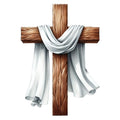 Easter Crosses Fabric Panel 3