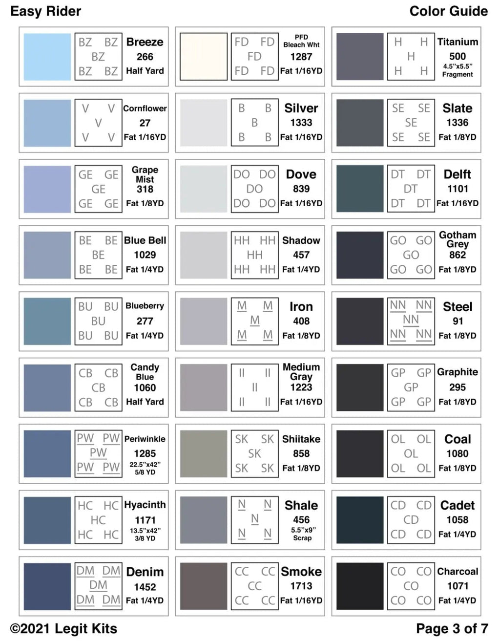 Easy Rider Pattern