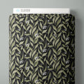 Ebony/Moss Nightvine 44"/45" Cotton Fabric Per Yard