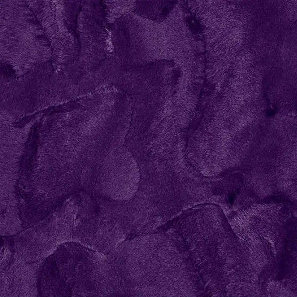 Eggplant Luxe Cuddle Hide 58/60" Fabric per yard