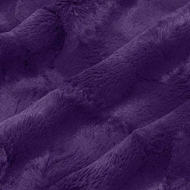 Eggplant Luxe Cuddle Hide 58/60" Fabric per yard