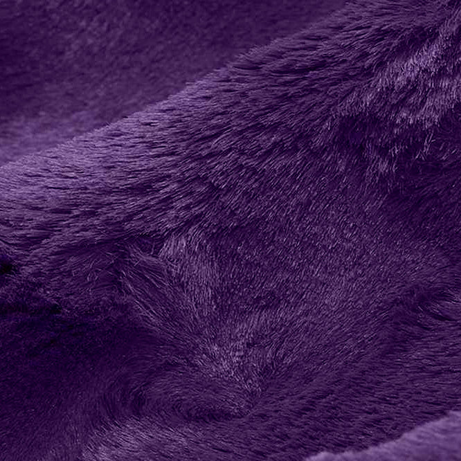 Eggplant Luxe Cuddle Hide 58/60" Fabric per yard