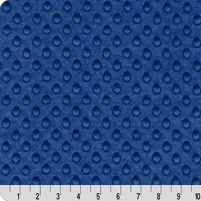 Electric Blue Cuddle Dimple 58/60" Fabric per yard