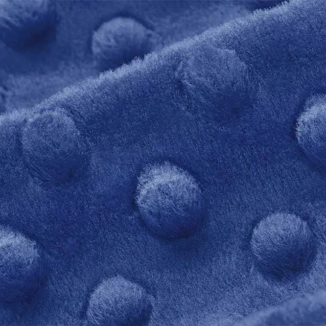 Electric Blue Cuddle Dimple 58/60" Fabric per yard