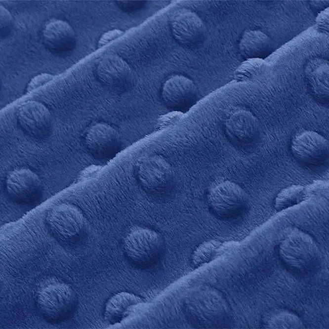 Electric Blue Cuddle Dimple 58/60" Fabric per yard