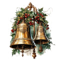 Elegant Christmas Fabric Panel 1