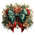 Elegant Christmas Fabric Panel 10