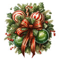 Elegant Christmas Fabric Panel 13