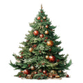 Elegant Christmas Fabric Panel 17