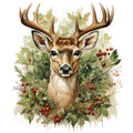 Elegant Christmas Fabric Panel 2