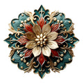 Elegant Christmas Fabric Panel 21