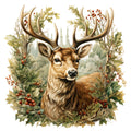 Elegant Christmas Fabric Panel 28