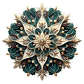 Elegant Christmas Fabric Panel 35