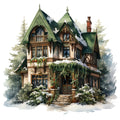 Elegant Christmas Fabric Panel 50