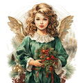 Elegant Christmas Fabric Panel 7
