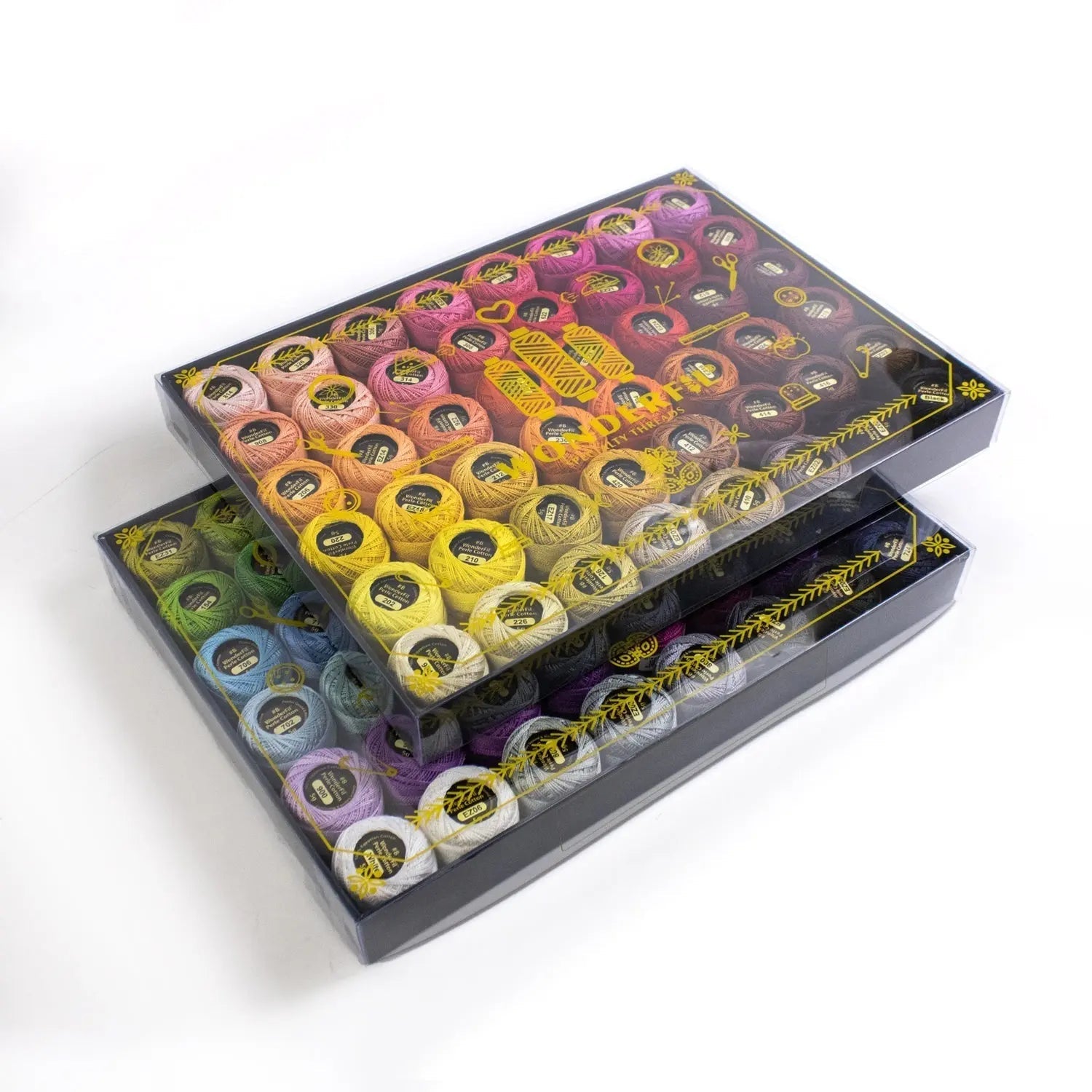 Eleganza™ 8wt Egyptian Cotton Thread: Collector Set (Solid Colours)
