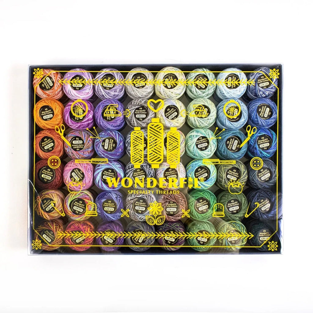 Eleganza™ 8wt Egyptian Cotton Thread: Collector Set (Variegated Colours)