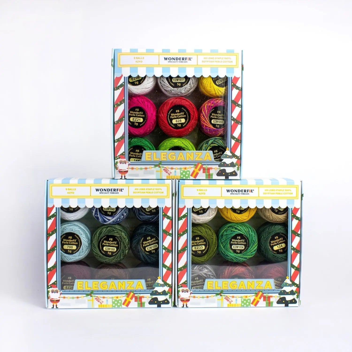 Eleganza™️ 8wt Perle Cotton Holiday Pack