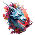 Elemental Dragons Fabric Panel 1