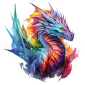 Elemental Dragons Fabric Panel 17